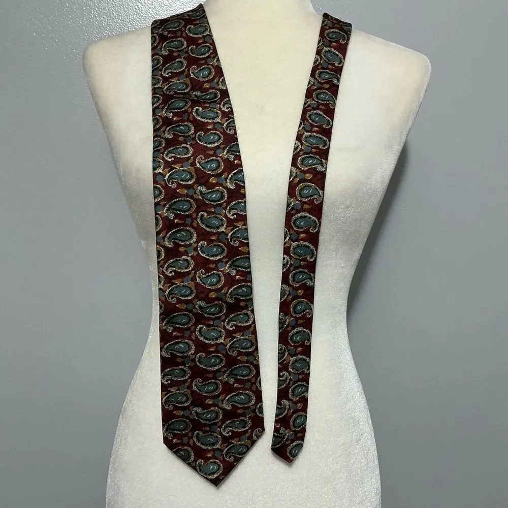 Vintage Kuppenheimer Paisley Patterned Men's Tie